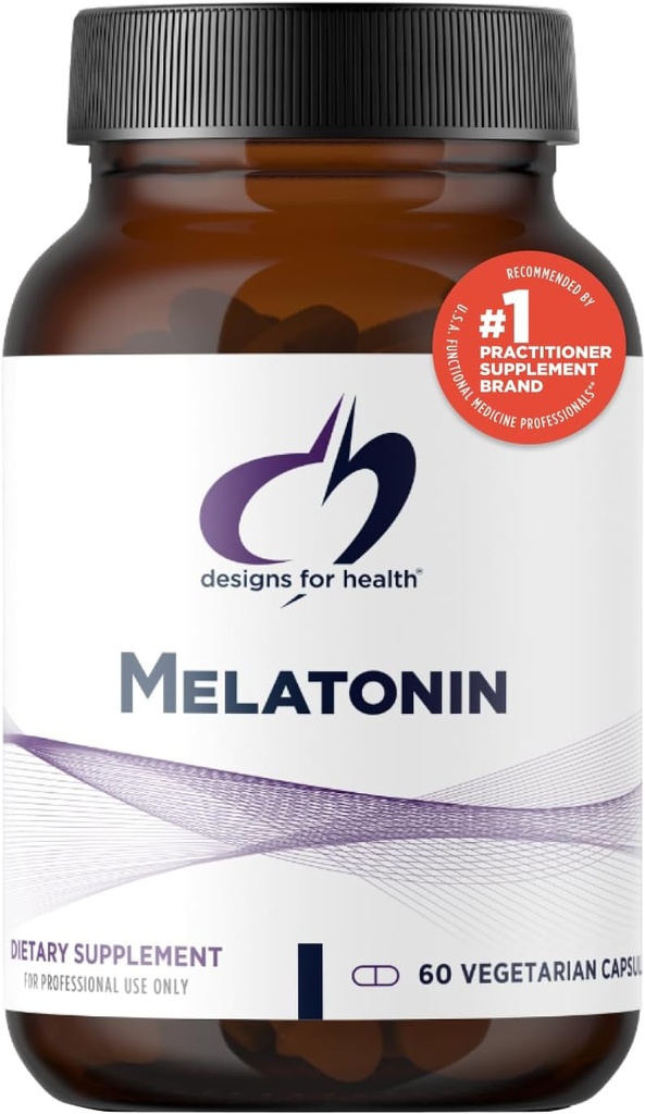 Proiectări pentru sănătate Melatonina 3mg - pentru adulți - vegetarian + non-GMO (60 capsule)