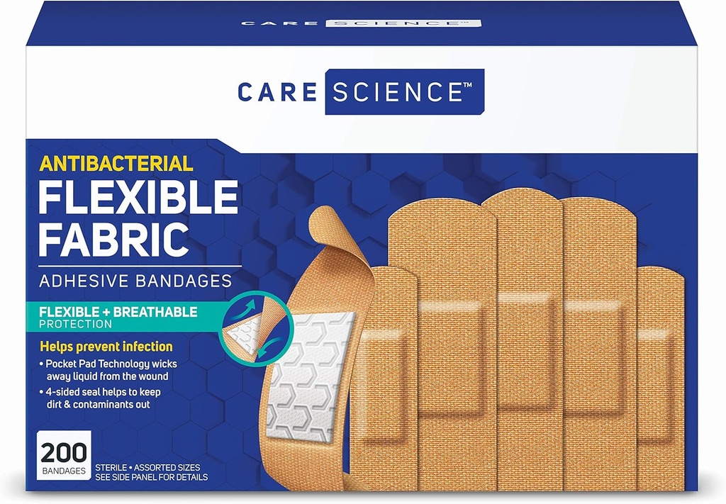 Tesatura de ingrijire Bandaje adezive, 200 ct vrac asortate dimensiuni 