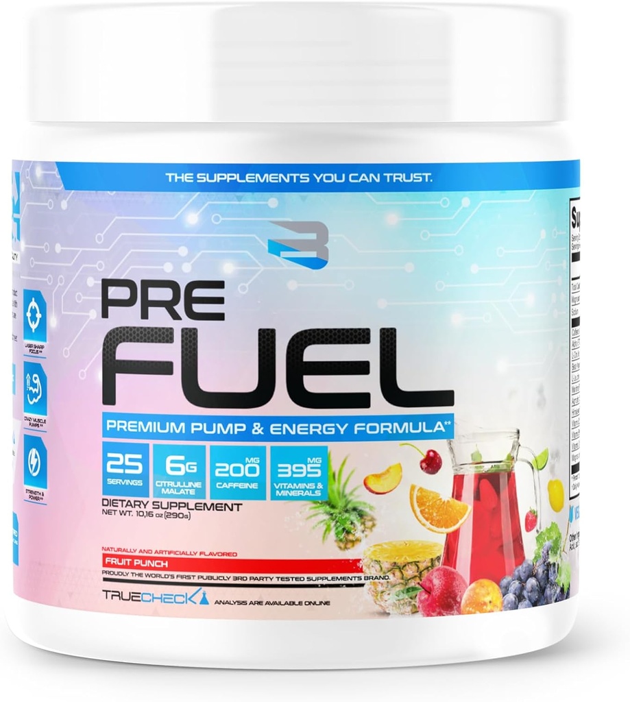 Cred că PRE Fuel - Focus laser, Fullness musculare & E