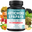 Capsule de anghinare cu Anghinare, Papaya, Apple Pectin și mai mult - 150 capsule - pentru 5 luni de aprovizionare