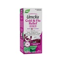Natura's Way Cold+Flu Relief Syrup, Umcka, Fever*, Sore Throat, Cough, Congestion, Body Aches*, Homeopatic, Fenilephrine Free, 0.05% Alcool, Berry Flavored, 4 Fl Oz (Packaging May Vary)