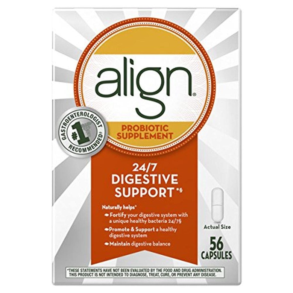 Aliniere Supliment Probiotic, 56 Conte (Packing May Vary)