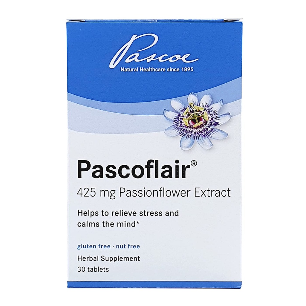 Pascoflair - Herbal Sleep Aid pentru a ajuta la ameliorarea neliniște și nervozitate, calmează mintea pentru a ajuta la susținerea somn sănătos și odihnitor 