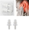 Tinitus Relief pentru urechi inelare, Tinitus Dispozitiv de ajutorare, Anti Tinitus Relief ureche clip, Dispozitiv pentru oprire a inelului urechii, Tinnitus Earplug pentru inelarea urechii, Trei straturi de reducere a zgomotului Earplug (1pair)