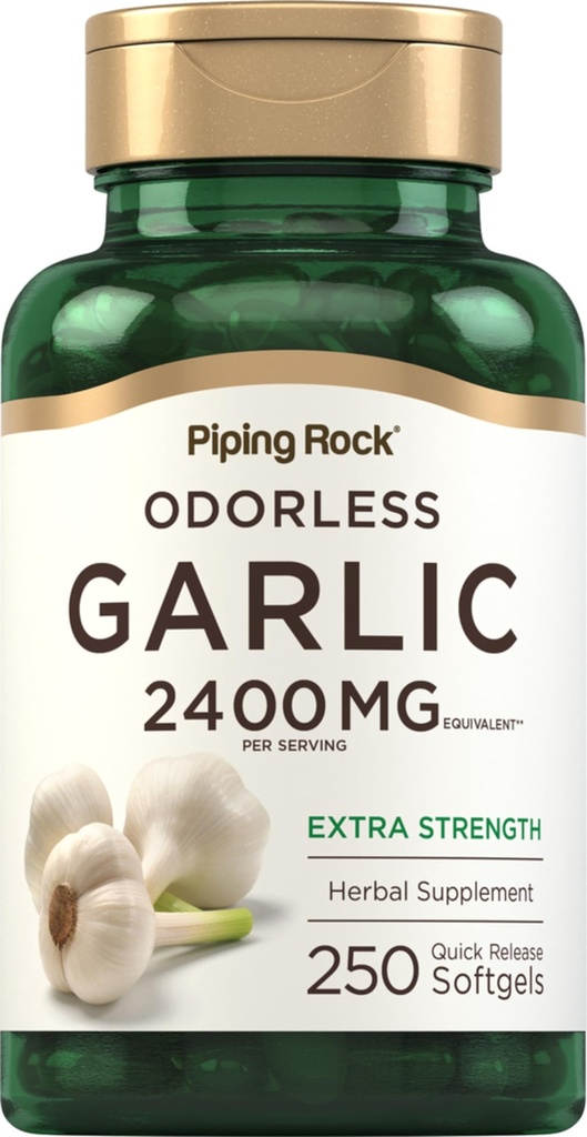 Piping Rock Odorless usturoi Supliment 2400mg 