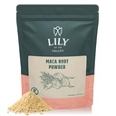 Lily of the Valley Maca Root Powder - Great Superfood for Breakfast, Smoothies & Baking - Premium Grad - Gelatinizat pentru Digestion Easy - Vegan & Gluten-Free - Packed in Realable Pouch (8oz, 226g)