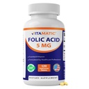 Vitamatic Folic Acid 5mg (5000 mcg) 