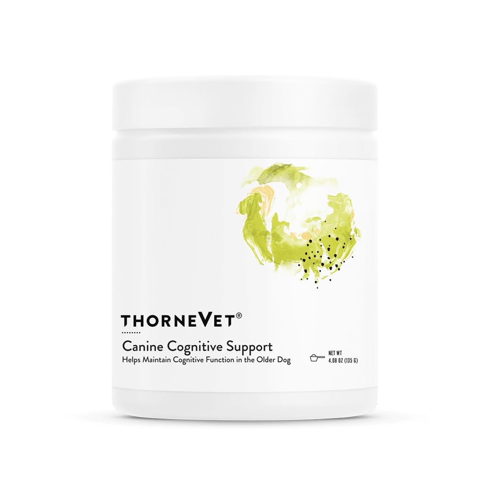 ThorneVet Canine Cognitive Support Powder pentru câini - Marea Tasting Health Supliment cu B Vitamine și antioxidanți pentru a sprijini Creierul de sanatate a cainelui tau - 90 Scoops