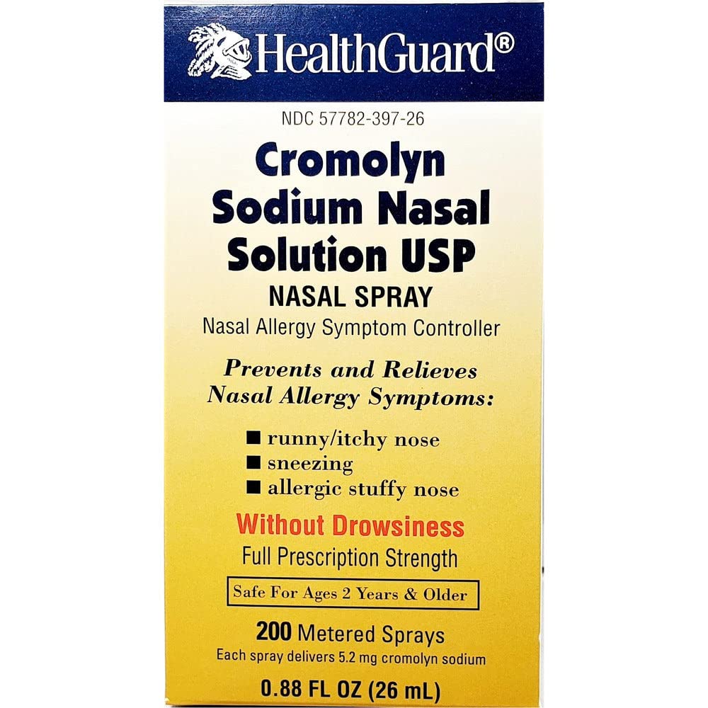 Healthguard Cromolyn Sodium Nasal Solution -.88 oz, Pack of 6