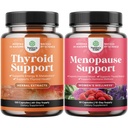 Bundle of Herbal Adrenal and Tiroidal Supplement Enhancer Energy Supplement for Tirpy Health and Complete Herbal Menopause Supplement for Women for Night Sweats Mood and More