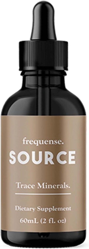 FREQUENSE - Minerale sursă de urme - pulbere minerală pelviană pentru sănătatea oaselor, absorbţie nutrient, suport pentru piele, sanatate guta si electroliti - 60 ml