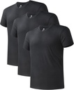 DAVID ARCHY Men Undershirt Bambus Raion umiditate-Wicking V-Gât tricouri tees pentru bărbați, 3 sau 5 ambalaj