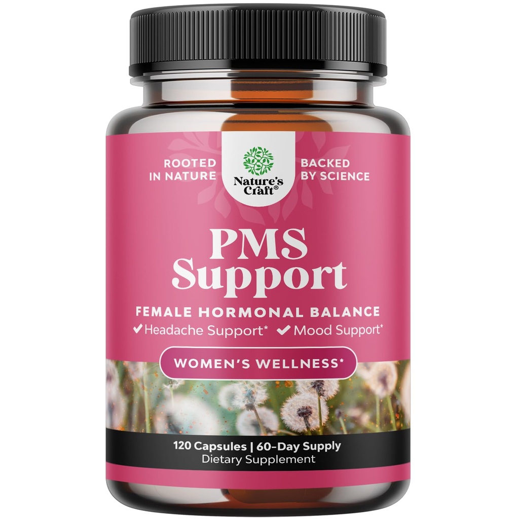 Supliment de suport PMS pentru femei 
