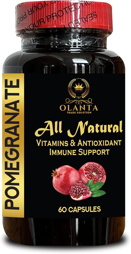 Extract de rodii - Rodii cu potenta mare, extract de rodii foarte concentrat, supliment alimentar pentru antioxidant, capsule cu superfructe - 1 flacon 60 capsule