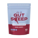 Gut Sweep - Daily Digestion Supplement - Psyllium Husk Fiber - Suportă controlul apetitului - Gluten Free & Plant based - Keto & Paleo Friendly - 40 Servings - mixt Berry