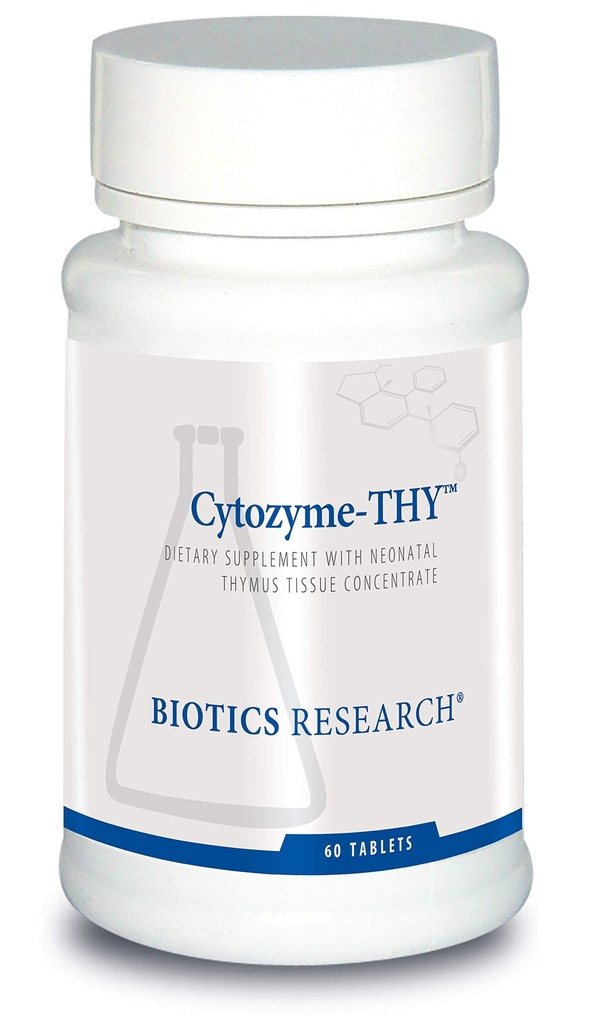 Biotice Cercetare Citozyme Thymus concentrat neonatal, susţine sănătatea Thymus Gland, răspuns imun sănătos şi procese de cale, susţine sistemul imunitar 60 comprimate