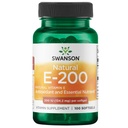 Swanson Vitamina Naturală E - Suplimentul natural de susținere a sănătății inimii și protecția țesuturilor - Nutrient esențial de promovare a sănătății și bunăstării globale - (100 Softgels, 200UI fiecare)