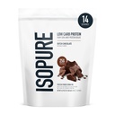 Isopure Low Carb 100% Pure Whey Izolate Proteine Pulbere, Lactoză gratuit, Gluten gratuit, Cu vitamine, Ciocolată olandeză, 25g Proteine Per Serving, 1 Lb, 14 Serviri (Packing May Vary)