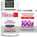 PROVENIT CLINIC (2-Lonth Supplements) SUPLIMENTE BRAIN CU ANTI AGING, Pastile de memorie, Omega 5 Pomegranate Supliment, 1 sticle 120ct
