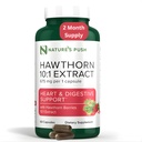 Super Potent Hawthorn Berry 10:1 Extract capsule pentru Digestion Heart Health și suport Glycemic - Extra Putere Capsule Hawthorn Berry - Non-GMO Gluten GMP gratuit Vegan SUA 2 luni de aprovizionare