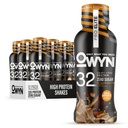 OWYN Doar ceea ce aveți nevoie Pro Elite Vegan plante bazate pe mare de proteine Keto Shake, No Nut Butter Cup, Zero Zahăr, 32g Proteina, Omega-3, Prebiotice, Superfoods Verzi pentru antrenament și recuperare, 0g Net carbohidrați