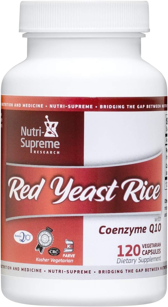 Red Yeast Rice 600 mg cu Coenzima Q-10 - 120 Vegicaps