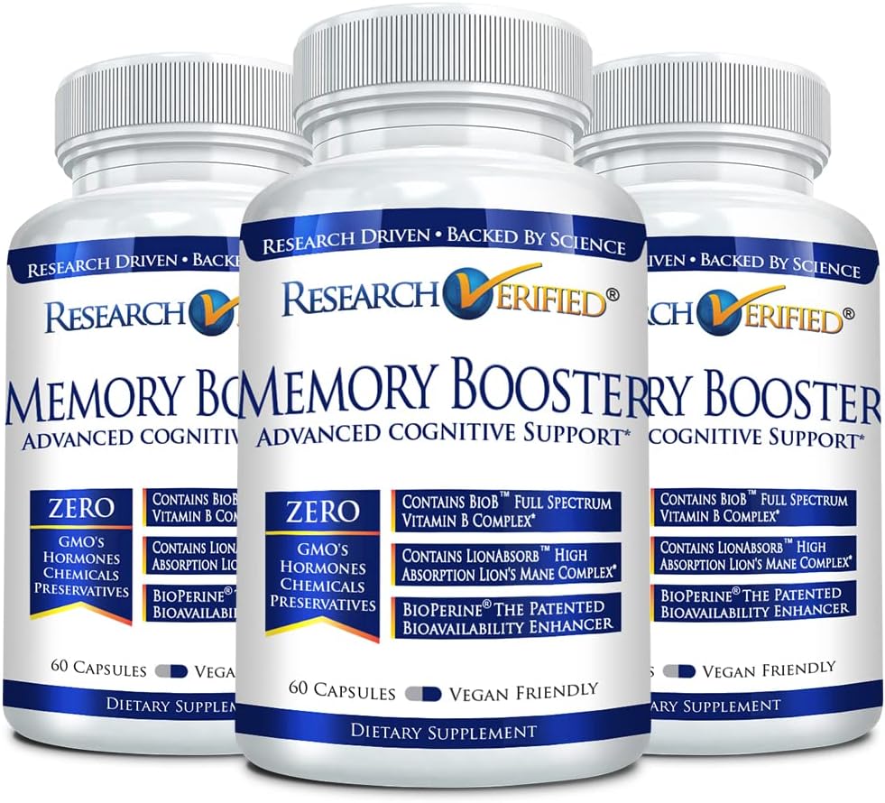 Cercetare Booster de memorie verificat - Suplimentul Nootropic - Îmbunătățirea cogniție și memorie - Leu 
