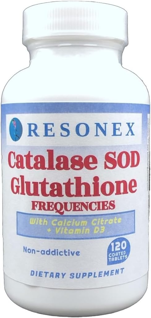 Catalază, Superoxid de dismutază (SOD) şi Glutatione Frecvenţe - 120 comprimate