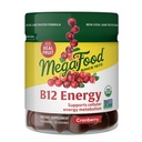 Megafood Vitamina B12 Energetica Gumries - Vegan - Cu metil B12 Vitamine pentru a sprijini producția de energie celulară - Cranberry - Daily Vitamina B12 Supliment - USDA Organic - 70 Gume, 35 Serviri