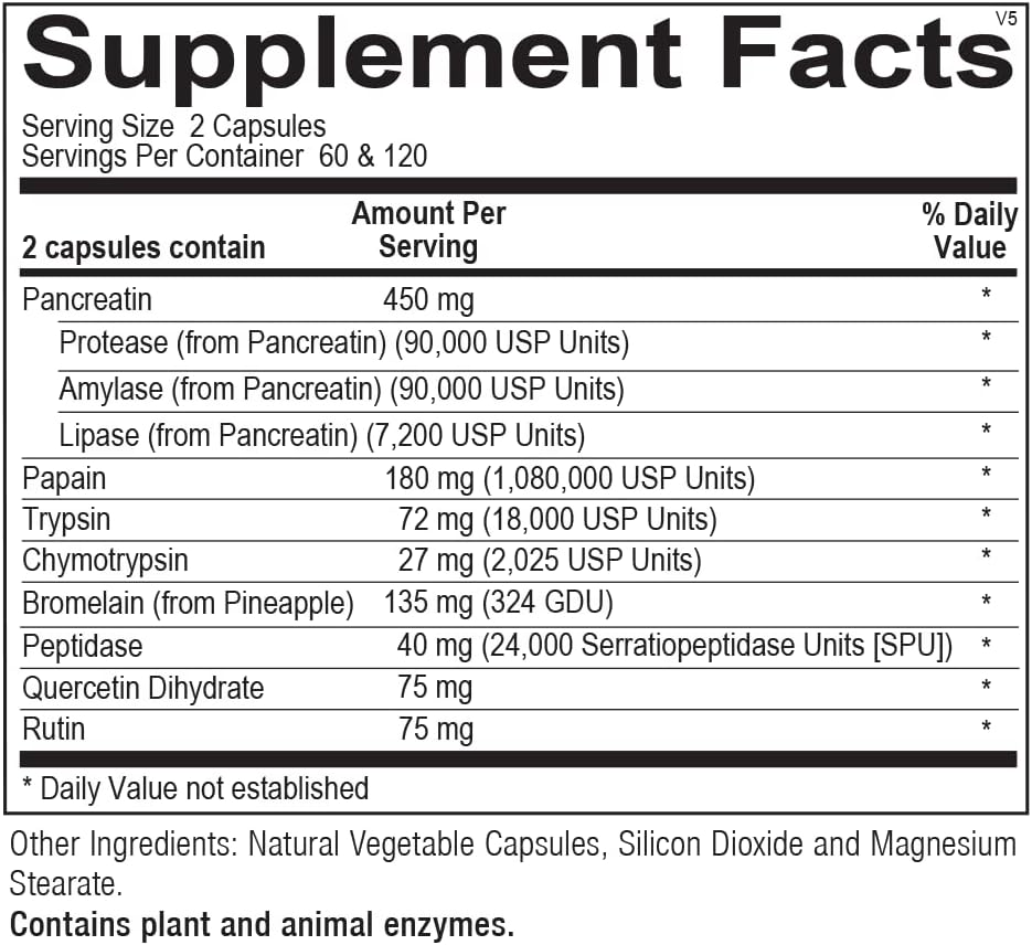 Vascuzyme 5A (240ct)