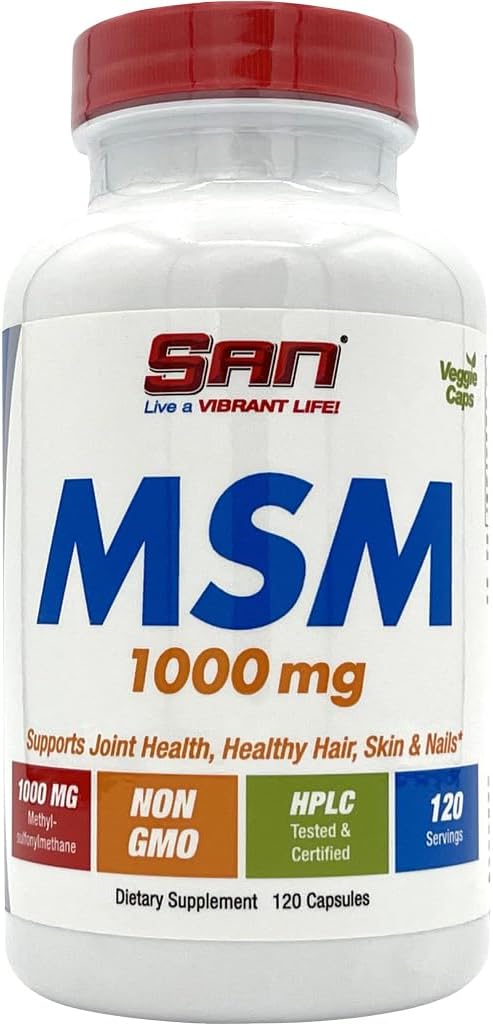 SAN MSM, 1000 mg, 120 capace