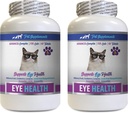 Cat Eyesight Supliment - Cats Eye Health Complex - Advanced Formula for Eye Sight - Immune Boost - Bilberry pentru pisici - 2 sticle (120 comprimate)