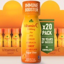 Vitamina C Shot 1000MG - Imunity Booster cu zinc, ghimbir, & Echinacea - Protejaţi-vă imunitatea - Lupta comun rece - Orange Flavor - 2.4 FL Oz flacon - 20 ambalaj