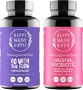 Hippie Probiotice Vaginale fericite pentru femei & Du-te cu Menopauza suport