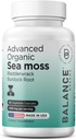 Organic Irish Sea Moss, Bladderwrack & Bredock Root Supplement 1405mg, 60 Veg Capsule - Immune Booster, Gut Health, Skin Detox & Joint Support (60 Count (Pachet de 1)