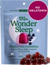 Oamenii plantelor MinuneSleep ciuperci ciuperci supliment pentru somn și relaxare cu Reishi Super ciuperci, aroma de elderberry sălbatice, nr zahăr (60 Conte)