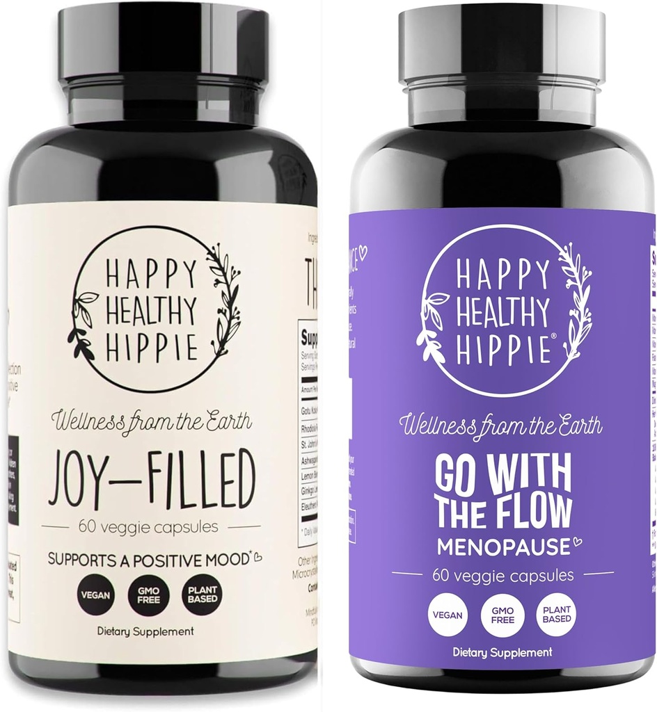 Happy Hippie sănătos Du-te cu fluxul Menopauza suport și bucurie umplut de suport de spirit