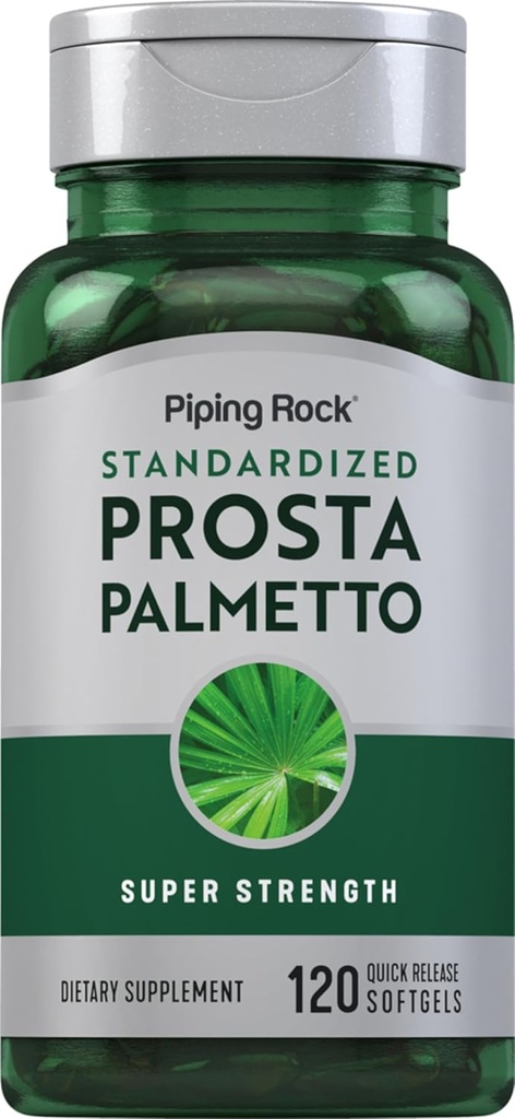 Piping Rock Saw Palmetto pentru bărbaţi şi femei 120 Softgels 