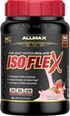 Allmax Nutrition ISOFLEX Izolat de proteine, căpșuni - 2 lb - 27 grame de proteine per scoop - Zero grăsime și zahăr - 99% Lactoză - gluten liber și soia - Aproximativ 30 Serviri