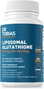 Dr. Tobias Liposomal Glutatione, 500 mg Per Serving - Suplimentul Glutatione extrem de biodisponibil, Sprijină Energie, Skin & Immune Health - Vegan, Gluten-Free, Non-GMO, 60 Capsule, 30 Servings