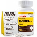 Timpul-CAP LABS, INC. În timp util 300 Count puterea regulata Aspirina 325 mg pentru adulţi - Comparativ cu Bayer - comprimaturi de aspirină cu conţinut regulat - durere Reliever pentru dureri minore - Made in USA
