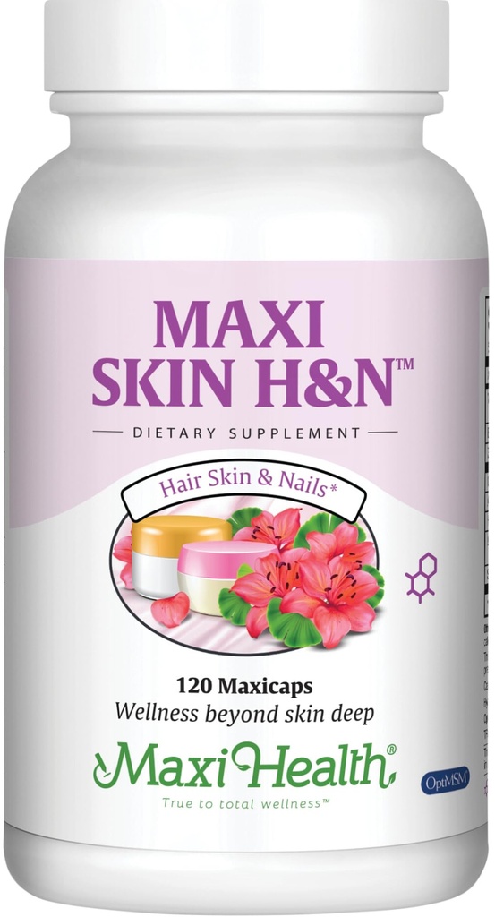 Pielea de par si unghii Vitamine pentru femei si barbati cu acid hialuronic, Biotina, Vitamina A, Probiotice - Vitamine de par pentru pierderea parului si supliment de crestere pentru a sprijini corp colagen, 120 de capace