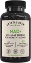 Crystal Star NAD+ (60 comprimate) - Patentat NAD pentru energie celulară și îmbătrânire sănătoasă - clinic-Proven mai eficient decât Nicotinamida Ribozidă - 30 zile de aprovizionare - non-GMO