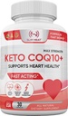 CoQ10 200mg - Formula de absorbtie rapida pentru femei si barbati - Suporturi inima sanatoasa - Toate Suplimentul de Coenzime Naturala Q10 - Non OMG, Made in USA - 30 zile de aprovizionare