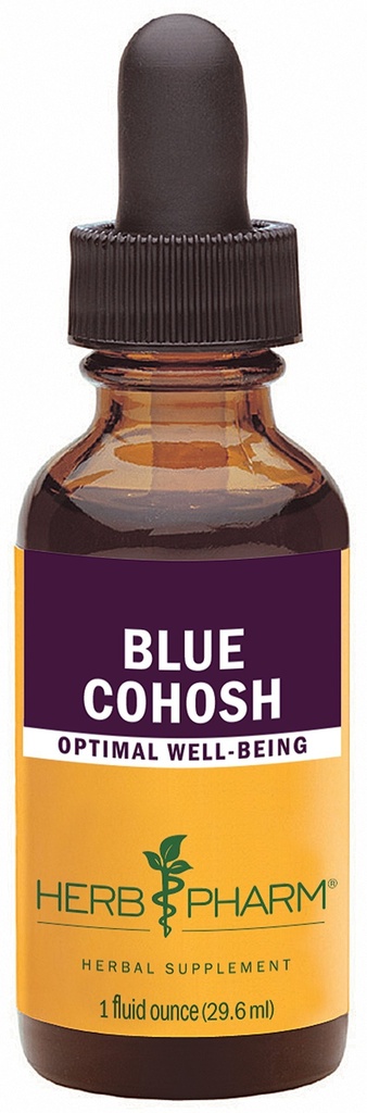 Herb Pharm Certified Organic Blue Cohosh Extract lichid - 1 Ounce