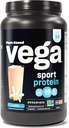 Vega Sport Pudră de proteine Vanilie (14 porţii, 20.4 oz) - Pudră de proteine din Vegan pe bază de plante, BCAAs, Amino Acid, cireşe tartă, non lactate, gluten gratuit, non OMG (Packing May Vary)