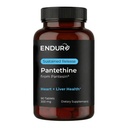 Endurance Products Endur Pantethine from Pantesin, Liver Function & Healthy Cholesterol Balance Supplement, Sustained Release Formula, Gluten Free, 300mg (90 Tablets)