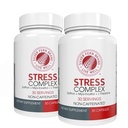 Silver Fern Stress Complex Supplement - Fără Cafeină - Dormi, Îngrijorare, Mood & More - cu Saffron Supplements, L-Theanină Supliment, & Myo-inozitol - Natural Stressure Supplement (Pachet de 2)