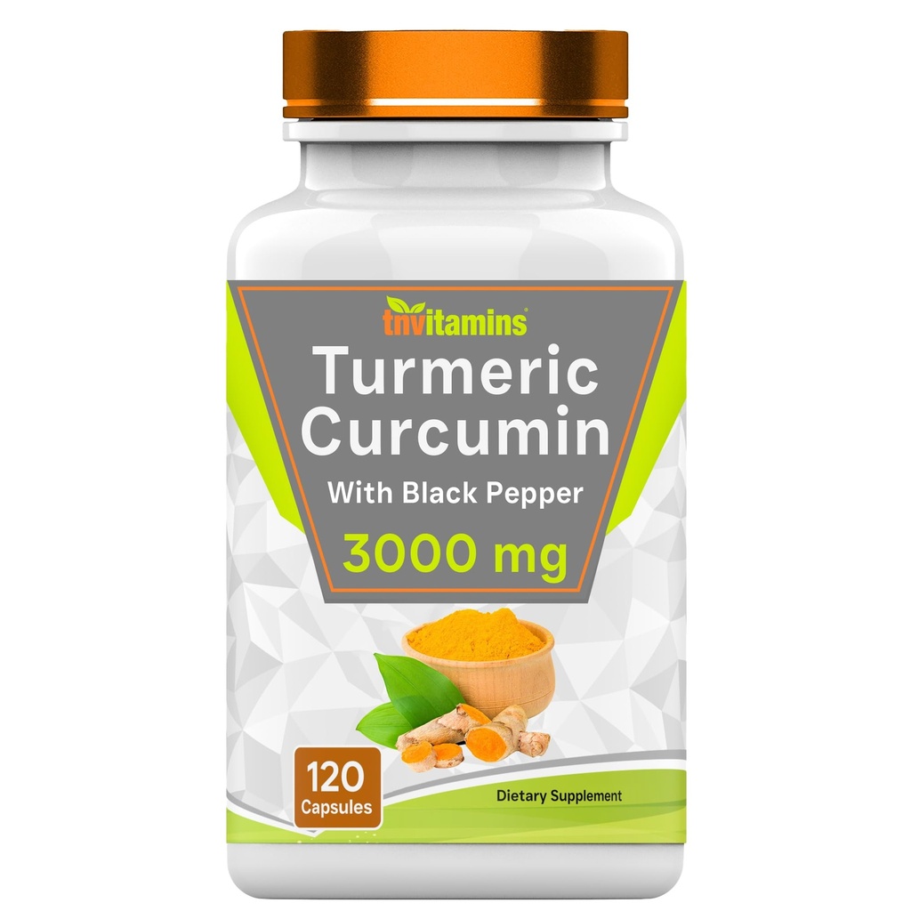 Tnvitamine Capsule cu Curcumin Turmeric cu Pepper negru 
