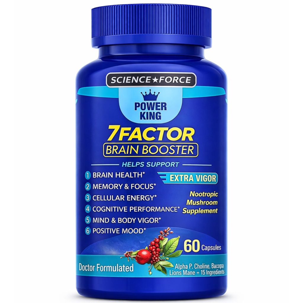 Creier Suplimente pentru Memorie & Focus - Nootrop Brain Health - Performanță cognitivă, Claritate, Energie, Vigor mental, Shilajit - Alpha Choline, Lion's Mane, Bacopa, 18 Ingrediente premium